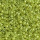 Miyuki Delica Perlen 11/0 - Sparkling yellow green lined crystal DB-910